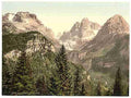 Vintage Brenta Group from Erzherzog Tyrol A4 Photo Print
