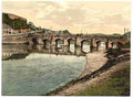 Vintage Bridge Carmarthen A4 Photo Print