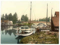 Vintage Bridge Wroxham England A4 Photo Print