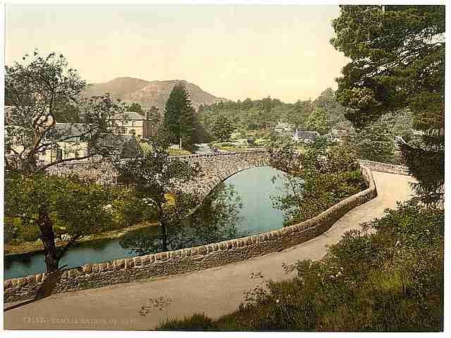 Vintage Bridge of Ross Comrie A4 Photo Print