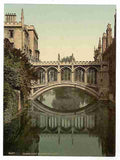 Vintage Bridge of Sighs Cambridge A4 Photo Print