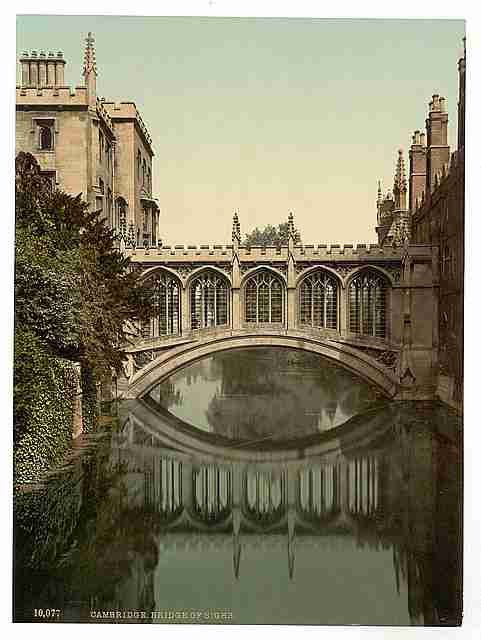 Vintage Bridge of Sighs Cambridge A4 Photo Print