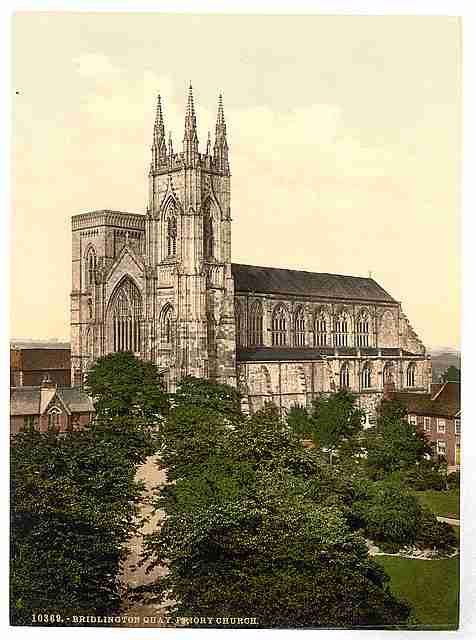 Vintage Bridlington Priory Church Yorkshire A4 Photo Print