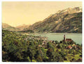 Vintage Brienz Lake Bernese Oberland A4 Photo Print