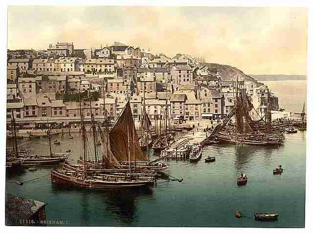 Vintage Brixham I A4 Photo Print