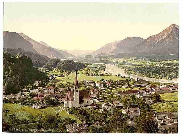 Vintage Brixlegg Tyrol A4 Photo Print