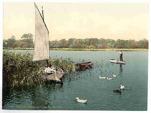 Vintage Broad Ormesby A4 Photo Print
