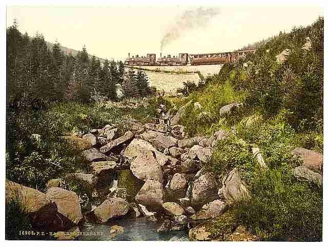 Vintage Brockenbahn Hartz A4 Photo Print