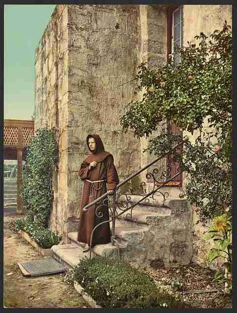 Vintage Brother Odoricus Santa Barbara California A4 Photo Print