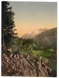 Vintage Brunig Bernese Oberland A4 Photo Print
