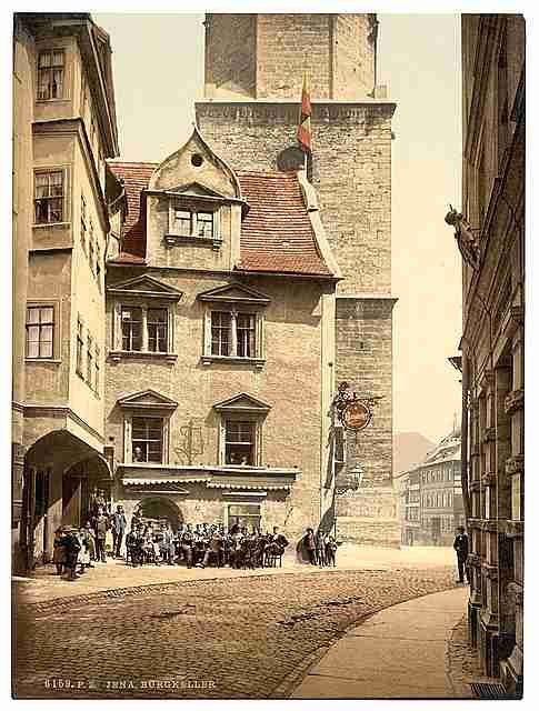 Vintage Burgkeller Jena Thuringia A4 Photo Print