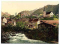 Vintage Burglen Tells birthplace Lake Lucerne II A4 Photo Print