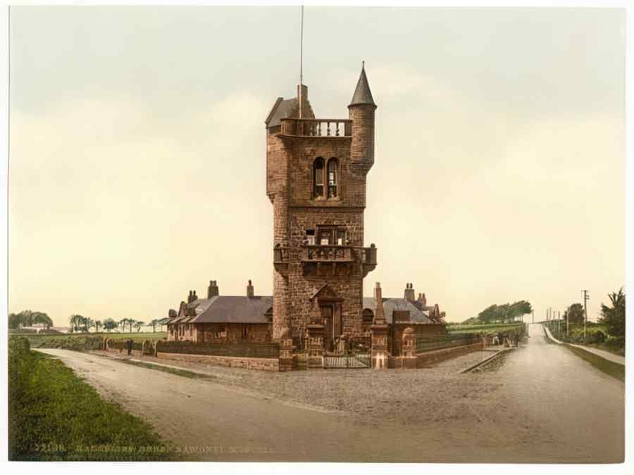 Vintage Burns National Monument Mauchline Scotland A4 Photo Print