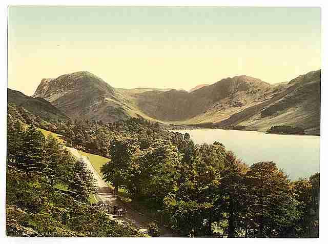 Vintage Buttermere and Hasness Lake District A4 Photo Print