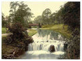 Vintage Buxton the gardens Derbyshire A4 Photo Print