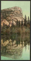 Vintage California Mirror Lake Yosemite Valley A4 Photo Print