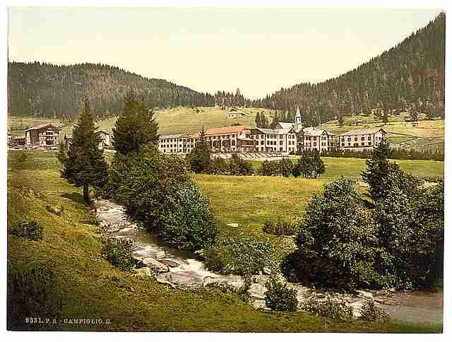Vintage Campiglio II Tyrol A4 Photo Print
