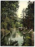 Vintage Canal walk Llangollen A4 Photo Print