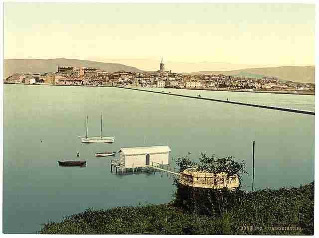 Vintage Capo dIstria general view Istria A4 Photo Print
