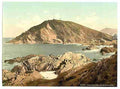Vintage Capstone hill Ilfracombe A4 Photo Print