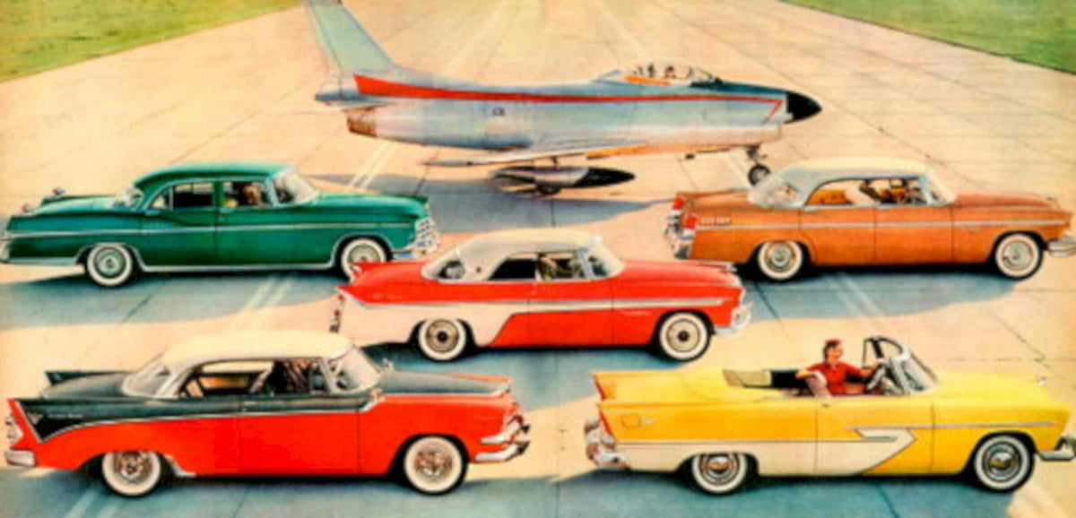 Vintage Cars Jet 1950s Vintage Retro Advert Poster