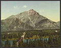 Vintage Cascade Mountain Alberta A4 Photo Print