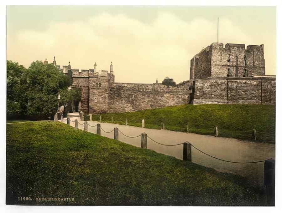 Vintage Castle Carlisle England A4 Photo Print