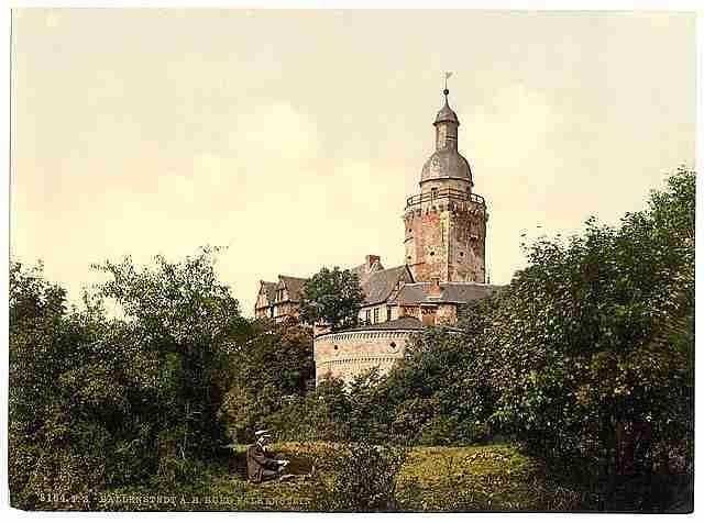 Vintage Castle Falkenstein Ballenstedt Hartz A4 Photo Print