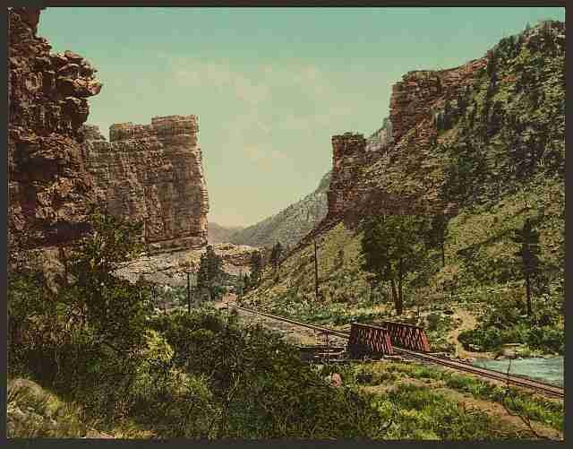 Vintage Castle Gate Price Canyon Utah A4 Photo Print