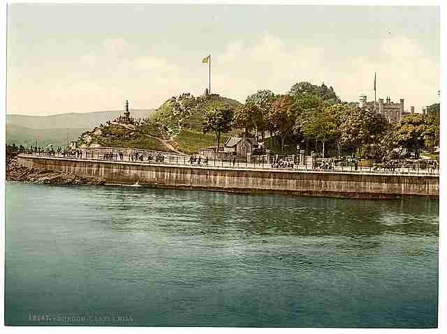 Vintage Castle Hill Dunoon A4 Photo Print