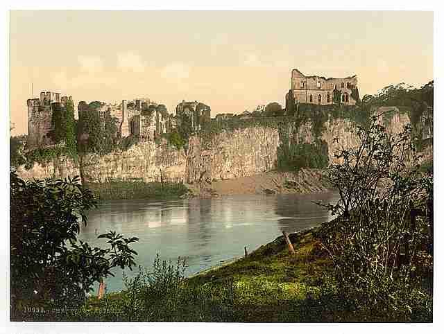 Vintage Castle I Chepstow A4 Photo Print