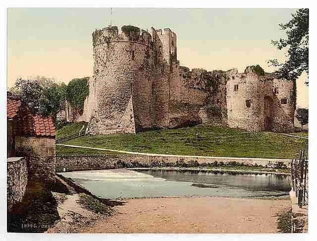 Vintage Castle II Chepstow A4 Photo Print