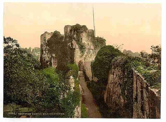 Vintage Castle Martens Tower Chepstow A4 Photo Print