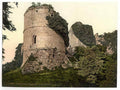 Vintage Castle The Round Tower Goodrich England A4 Photo Print