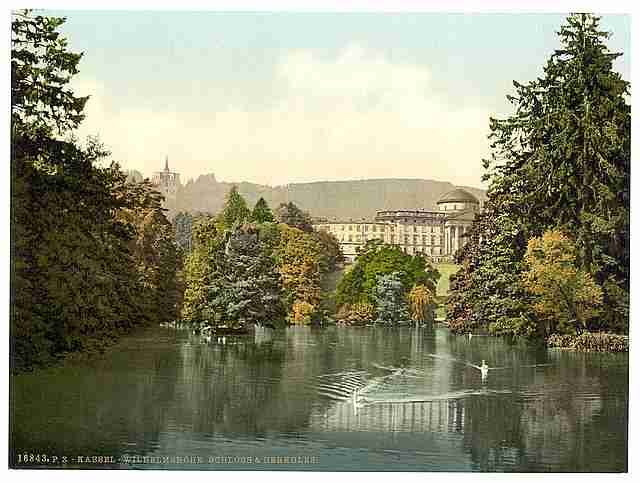 Vintage Castle and Hercules Wilhelmshohe Cassel Hesse Nassau A4 Photo Print