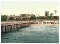 Vintage Castle on the beach and bridge Colberg Pommeraina A4 Photo Print