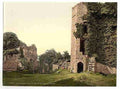 Vintage Castle the octagonal tower Goodrich A4 Photo Print