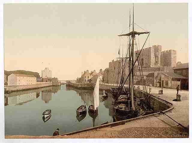 Vintage Castletown Rushen Castle Isle of Man A4 Photo Print