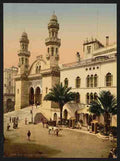 Vintage Cathedral Algiers A4 Photo Print