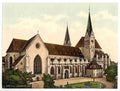 Vintage Cathedral Augsburg Bavaria A4 Photo Print
