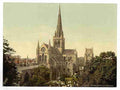 Vintage Cathedral Chichester A4 Photo Print