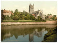 Vintage Cathedral S E Worcester England A4 Photo Print