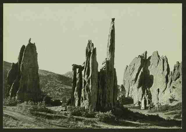 Vintage Cathedral Spires II A4 Photo Print