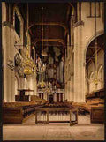 Vintage Cathedral interior Rotterdam A4 Photo Print