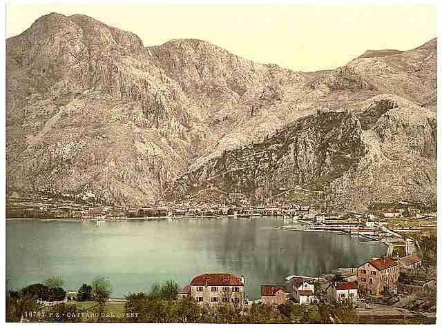 Vintage Cattaro from the West Dalmatia A4 Photo Print