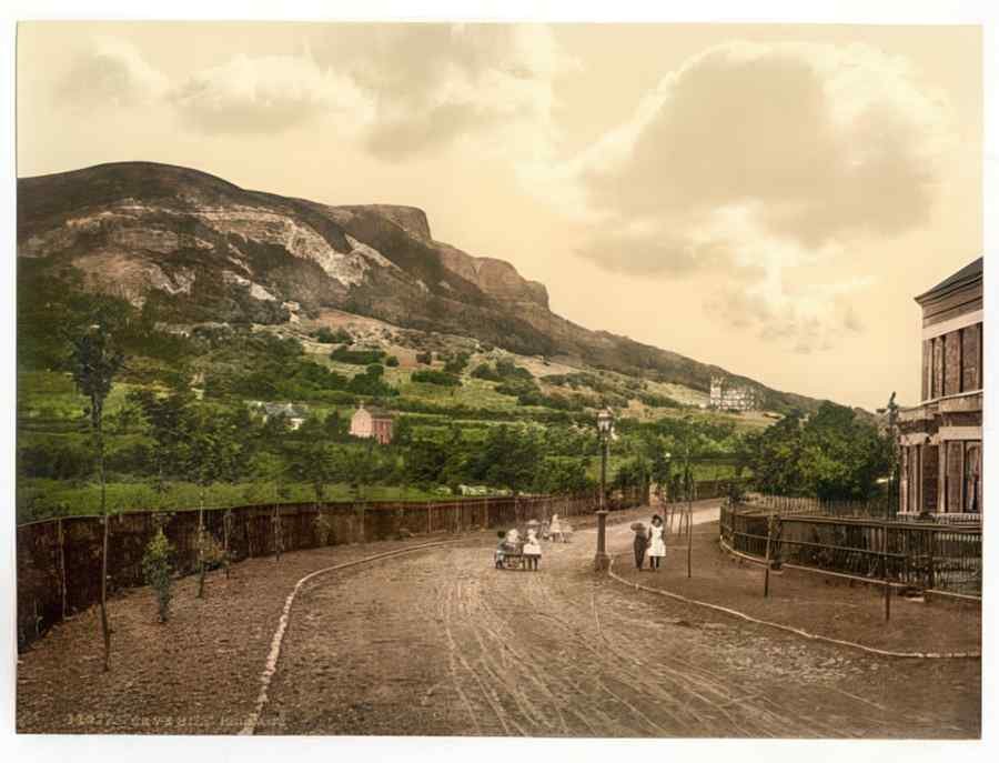 Vintage Cave Hill Belfast County Antrim Ireland A4 Photo Print