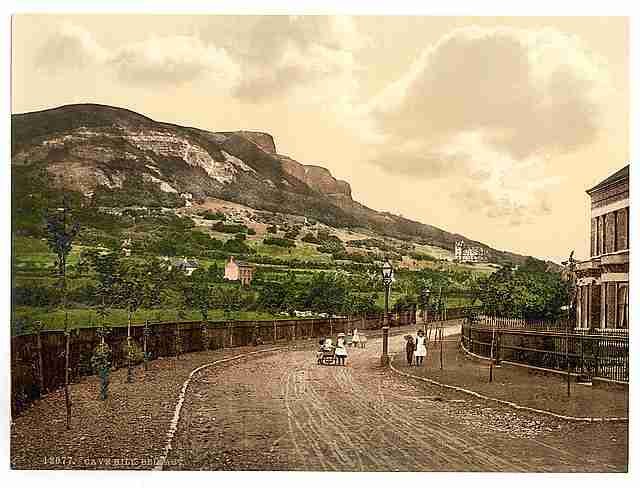 Vintage Cave Hill Belfast County Antrim A4 Photo Print