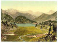 Vintage Cavloccio Lake Grisons A4 Photo Print