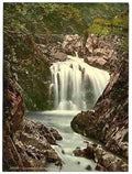Vintage Cennant Mawr Lower Fall Llanberis A4 Photo Print