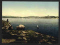 Vintage Chateau dIf view from the chateau Marseilles A4 Photo Print